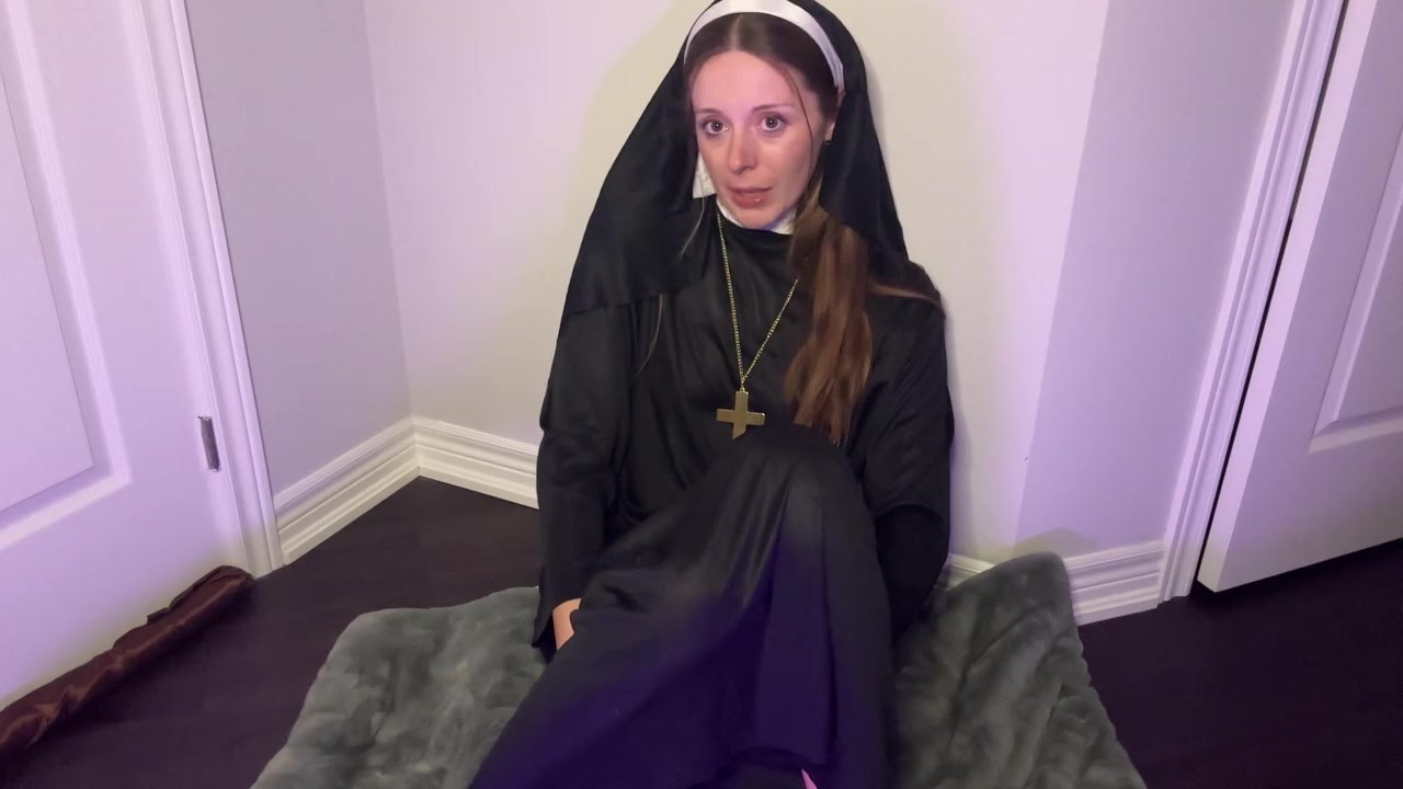 Innocent Nun hoping to be apart of this elite convent has to follow strange orders to be allowed in! - RedTube