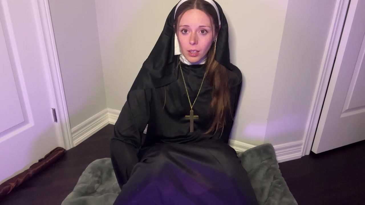 Innocent Nun hoping to be apart of this elite convent has to follow strange orders to be allowed in! - RedTube