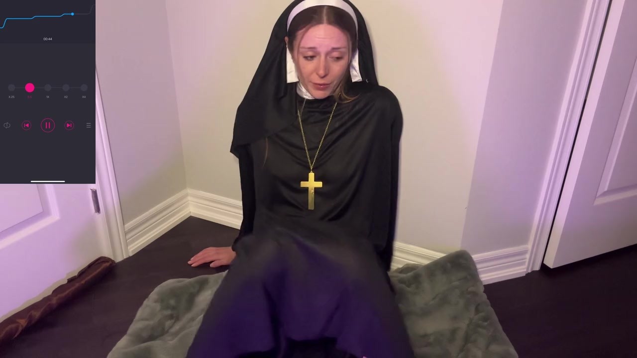 Innocent Nun hoping to be apart of this elite convent has to follow strange orders to be allowed in! - RedTube