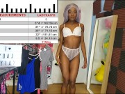 Ebony Babe GRWM Romper Try on Haul - Sexy Lingerie Start to Finish 1/16