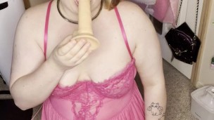 Pretty in pink while throat training