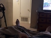 Masturbating while people in the next room