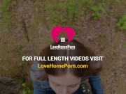 Brunette babe loves sucking my cock outside 6/16