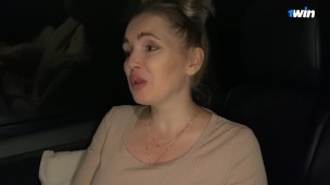 Горячий секс с бывшей в машине