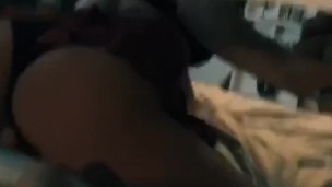 Milf rides 8 inch dildo while alone!!😘😘