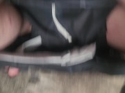 Pissing into naval decanter