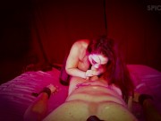 La moglie ninfomane di Beetlejiuce mi fa un pompino con sborrata in faccia ad Halloween 15/16