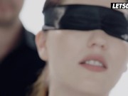 Tied Up Girlfriend Mia Evans Ends Up With Hot Cum On Her Pussy - WHITEBOXXX 1/16