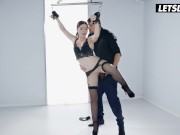 Tied Up Girlfriend Mia Evans Ends Up With Hot Cum On Her Pussy - WHITEBOXXX 9/16