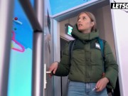 Sexy Babe Aria Logan Seduces Her Roommate Into Hot Sex - LETSDOEIT 1/16