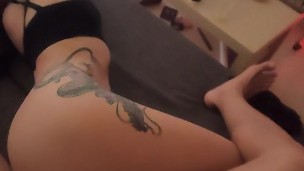 I like dominating her with my foot on her face..