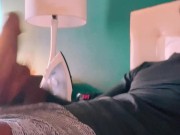 BBC after work jerking and cum