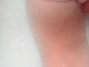 relaxing in the bath