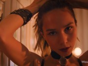 WOWGIRLS Amazing model Leona Mia playing with her pussy in different positions 4/16