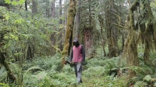 Stripping for you. Dancing and shaking my ass. Cum get naked with me in the woods