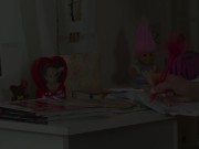 Pervy Young Goddess Urbica Gets An A In Her ‘Anatomy’ Homework! 1/16