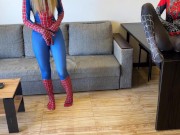 - Oh, no, I was bitten by a black spider! - And I was bitten by a red one. Let's squirt! 10/16