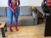 - Oh, no, I was bitten by a black spider! - And I was bitten by a red one. Let's squirt! 7/16