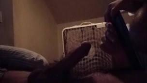 Jacking off watching some dirty talking porn