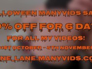 50% OFF HALLOWEEN SALE ON MY MANY VIDS 13/16