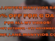 50% OFF HALLOWEEN SALE ON MY MANY VIDS 15/16