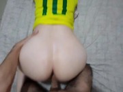 Invito a Brasileña al estadio, volvemos a su casa y pasa esto