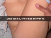 Cheating Teenage Slut Can’t help but Remove Condom for Massive Creampies on Snapchat 😰 5/16