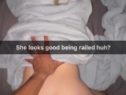 Cheating Teenage Slut Can’t help but Remove Condom for Massive Creampies on Snapchat 😰 6/16