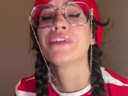 Busty brunette Waldo bounces on it after you find her lonely and feral 6/16