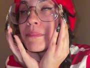Busty brunette Waldo bounces on it after you find her lonely and feral 8/16