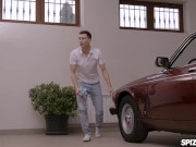 Sexy Babe Fucked While On Stairway 2/16