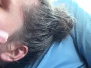 I REALLY WANTED TO SWALLOW HIS DICK ON THE AIRPLANE BUT THE GUY BEHIND IS SAW AMS CUT IT SHORT