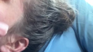 I REALLY WANTED TO SWALLOW HIS DICK ON THE AIRPLANE BUT THE GUY BEHIND IS SAW AMS CUT IT SHORT