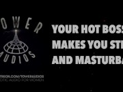 HOT BOSS MAKES YOU MASTURBATE (Erotic audio for women) (Audioporn) (Dirty talk) (M4F) 素人猥琐话 / 素人 汚い話