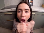 She is great at sucking cock and bouncing her huge ass on it 16/16