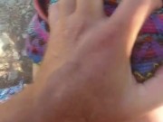 I almost got caught giving him a blowjob by the sea 15/16