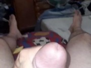 Masturbandome, leche rica, saliendo,  de mi, gran verga