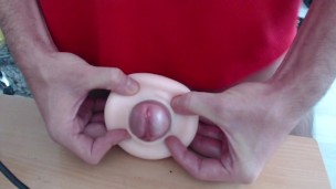 Intense Guy Orgasm While Moaning big load