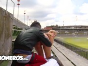 CULIONEROS - Gorgeous Nathaly Heads To The Soccer Stage For An Outdoor Winter Fuck With A Stranger 5/16