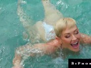 Slutty Adira Allure Spitroasted By Hunk Life Guard & Hung Jock 3/16