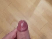Came back from the beach excited and started jerking off my hairy cock 12/16