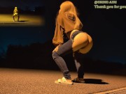 「ヤバイって！！向こうから車来てるって！！！」道路でセックスしていたら車が来て焦るビッチカップル - Screenshot 1 of 16 - HD