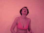 Naughty Jennifer Bounces her Cotton Panties in your face