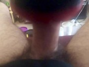 Je baise sa chatte rouge remplie de sperme fleshlight