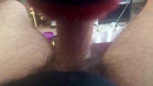 Je baise sa chatte rouge remplie de sperme fleshlight