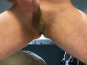 Naked HITT workout. I couldn’t finish because I had to cum