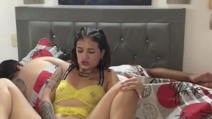 I masturbate with my dildo and have an orgasm.