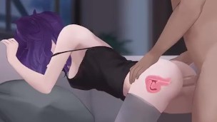 Hentai X-ray Dog style creampie twice