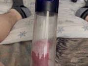 Trying out my pump