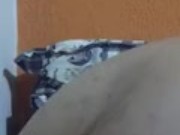 Doida para levar uma boa gozada nos meus peitos